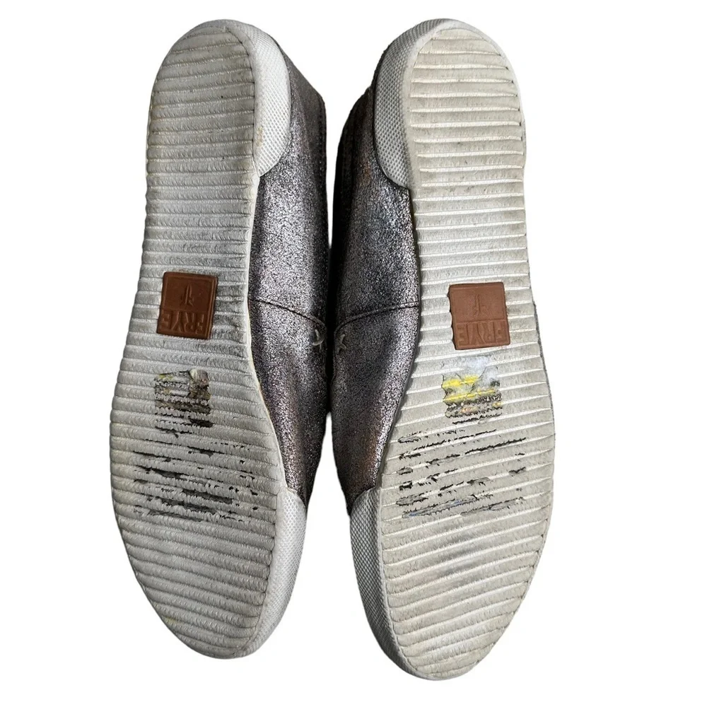 Frye Melanie Slip-On Flat Sneaker Rose Gold. Size 7.5 - Picture 5 of 8